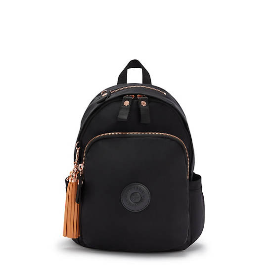 Kipling Delia Classic Rygsække Sort Lyserød | DK 1553TC